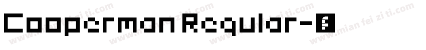 Cooperman Regular字体转换